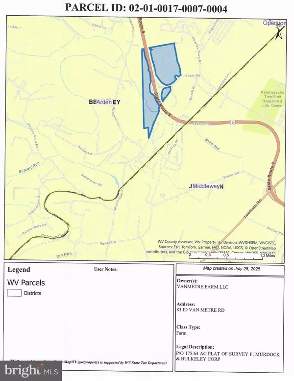 Kearneysville, WV 25430,83 ID VAN METRE RD