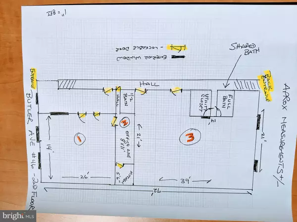 Ambler, PA 19002,46 E BUTLER AVE #2ND LEVEL REAR