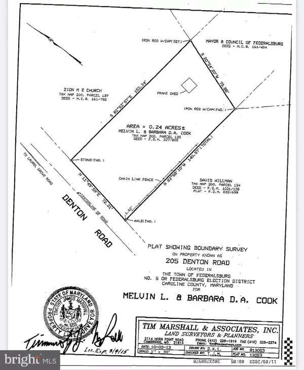 Federalsburg, MD 21632,205 OLD DENTON ROAD