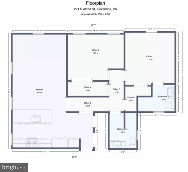 221 S ALFRED ST #2A, Alexandria, VA 22314