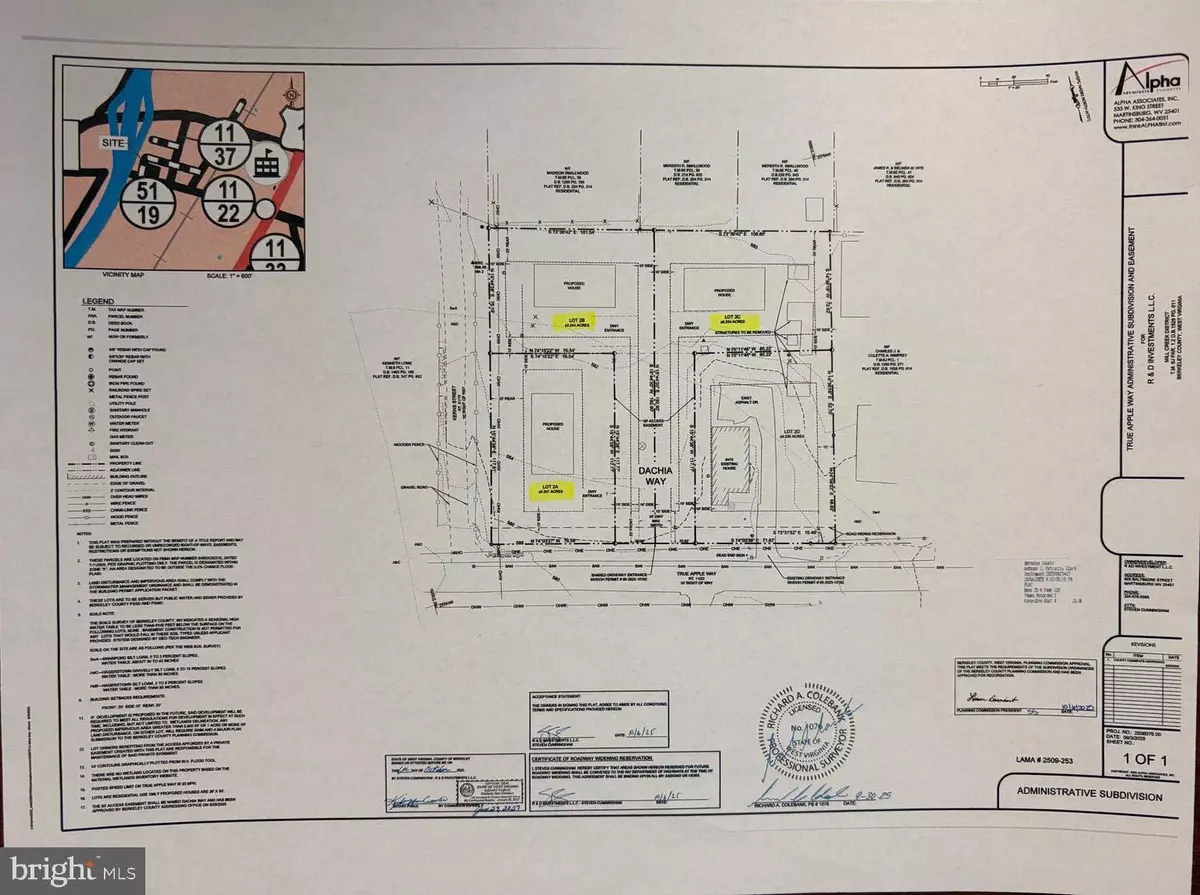Inwood, WV 25428,LOTS 2A, 2B, 2C TRUE APPLE WAY