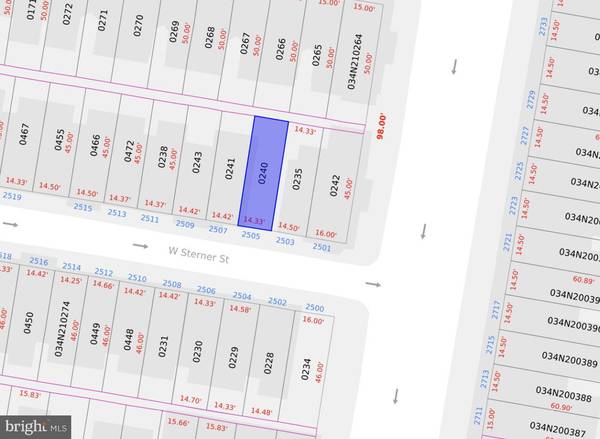 Philadelphia, PA 19132,2505 W STERNER ST