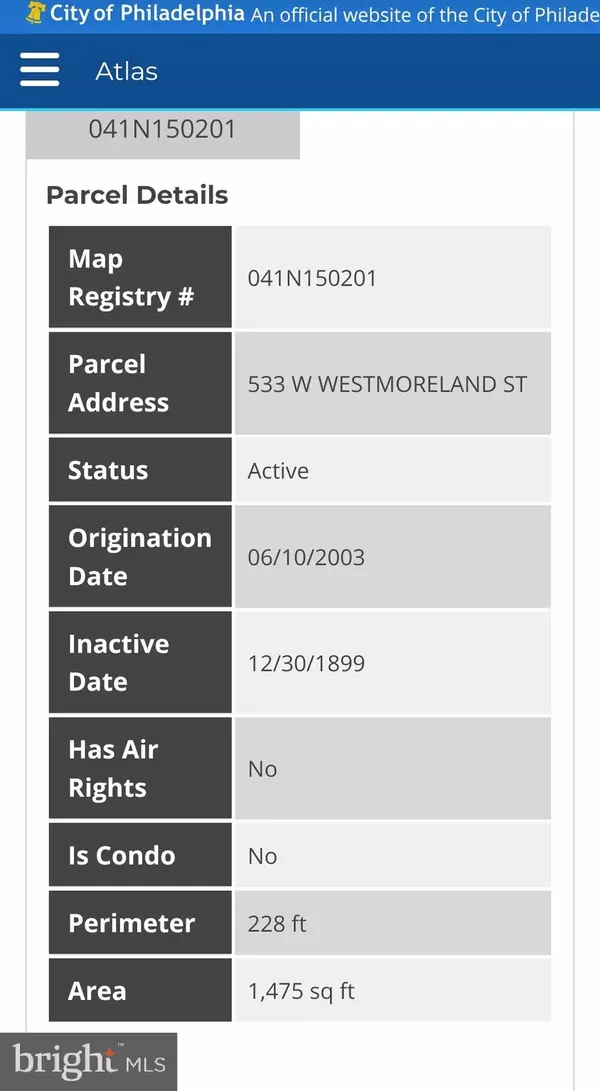 Philadelphia, PA 19140,533 W WESTMORELAND ST