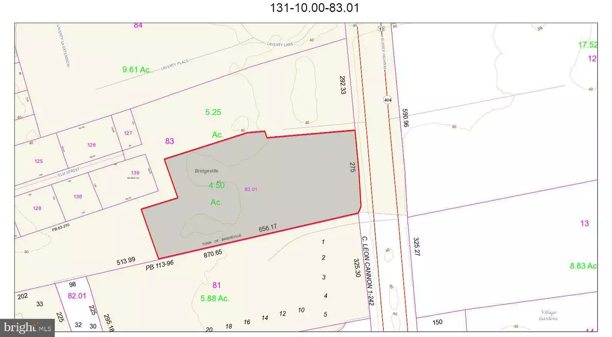 Bridgeville, DE 19933,4.50 ACRES W SUSSEX HWY