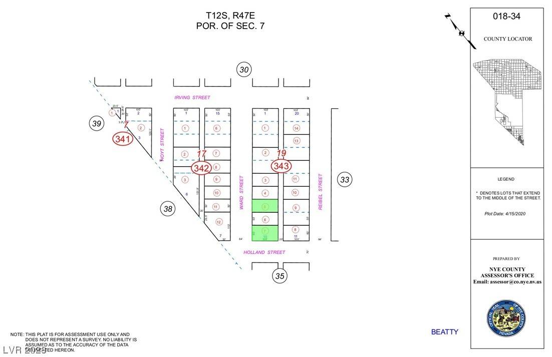 527 W Ward, Beatty, NV 89003