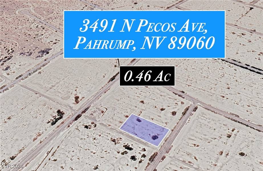 3491 N Pecos AVE, Pahrump, NV 89060