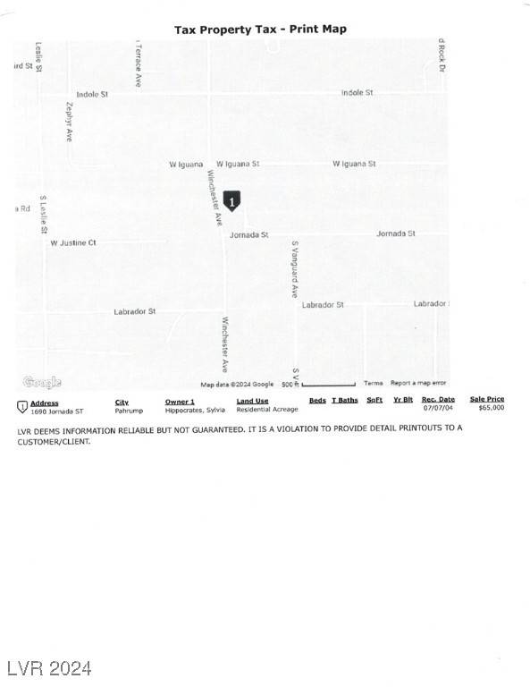 Pahrump, NV 89048,1690 Jornada ST