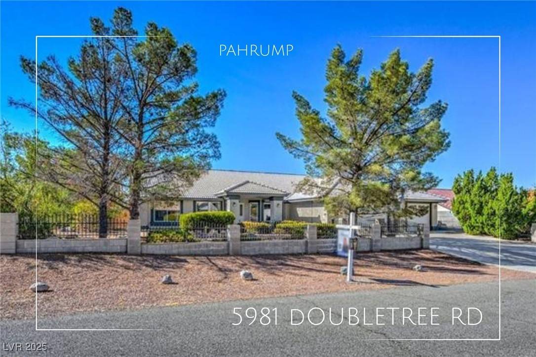 5981 Doubletree RD, Pahrump, NV 89061
