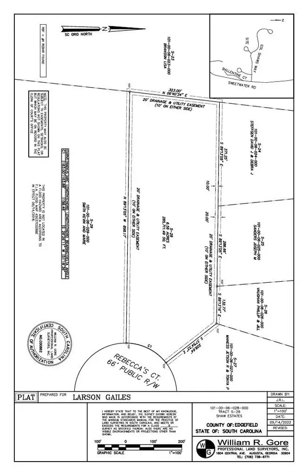 North Augusta, SC 29860,0 REBECCA'S CT