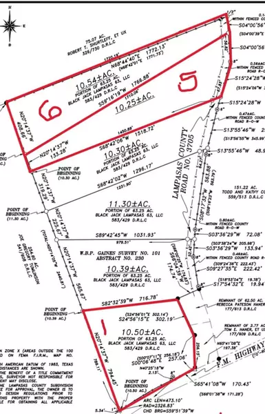 143 CR 3705 LOT 5 RD, Lampasas, TX 76550