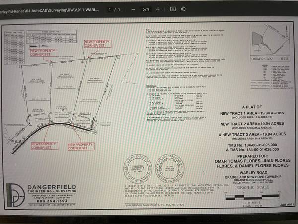 0 Warley, New Tract 1 Rd, Orangeburg, SC 29115