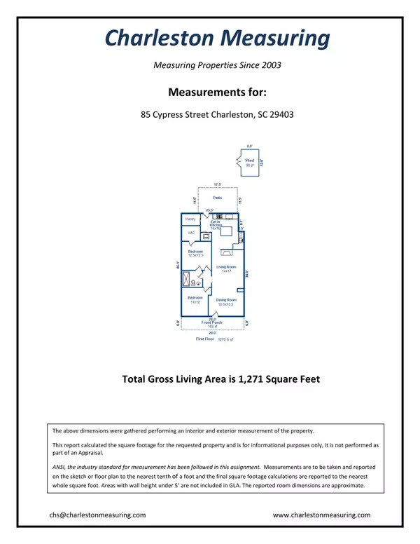 Charleston, SC 29403,85 Cypress St