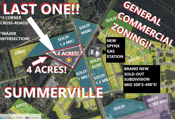 Summerville, SC 29483,899 Orangeburg & Butternut Rd