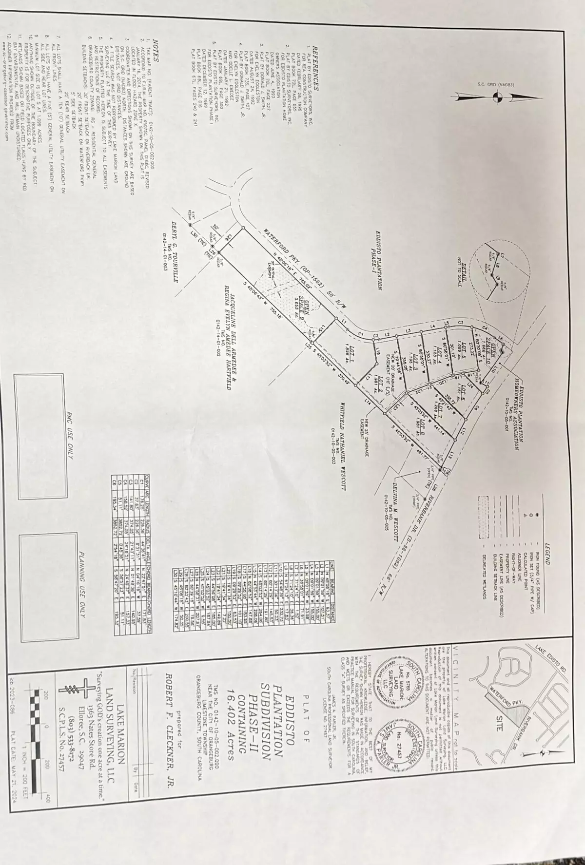 Orangeburg, SC 29118,00 Waterford Parkway