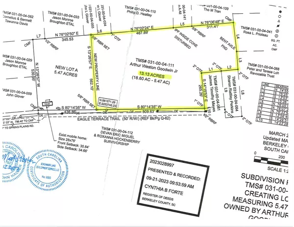 Cross, SC 29436,000 Eagle Ter Trl