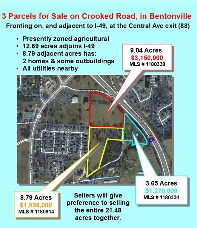 Bentonville, AR 72712,8.79AC Crooked Rd