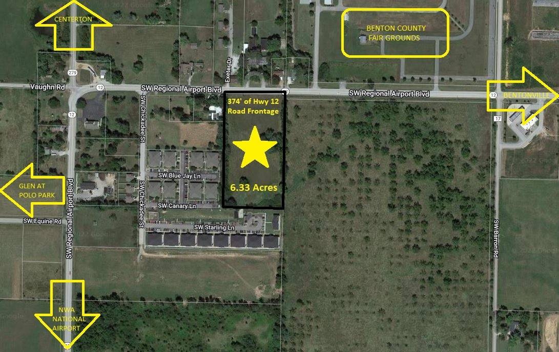 SW Regional Airport (HWY 12) Blvd, Bentonville, AR 72712