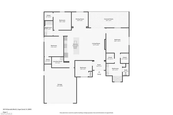 Cape Coral, FL 33991,357 El Dorado BLVD S