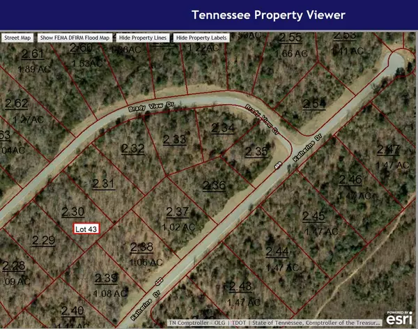 Crossville, TN 38555,Lot # 43 Brady View DR