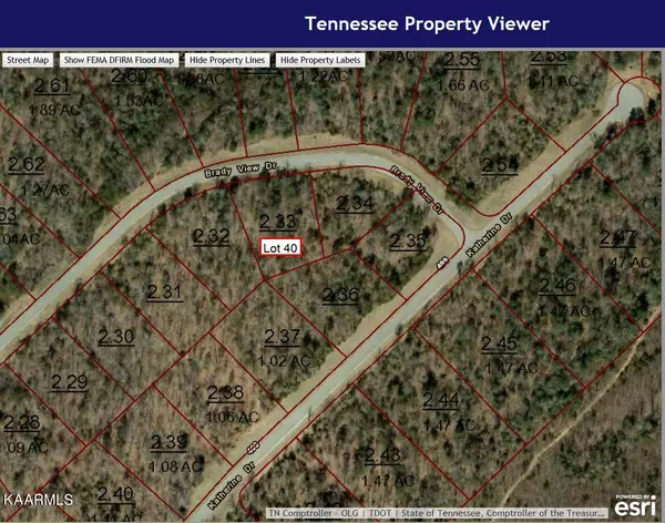 Lot # 40 Brady View DR, Crossville, TN 38555