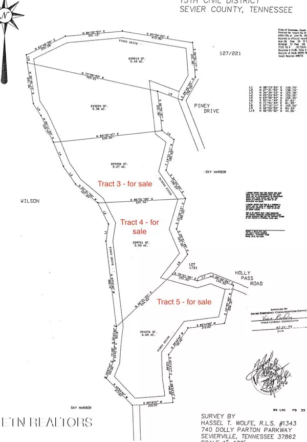 Sevierville, TN 37876,3 Tracts Wilson Hollow WAY