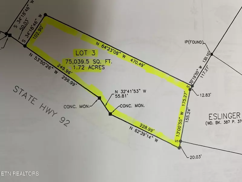 +-1.72 Ac Highway 92, Dandridge, TN 37725