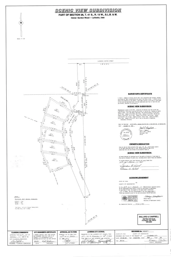 Lot 3 Scenic View 3, La Verkin, UT 84745