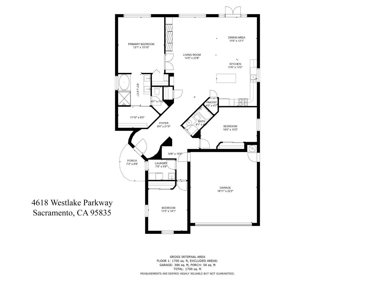Sacramento, CA 95835,4618 Westlake Pkwy