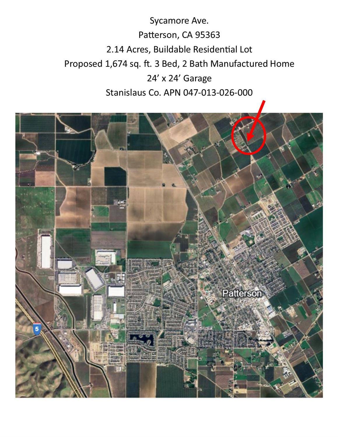 Patterson, CA 95363,13590 Sycamore AVE