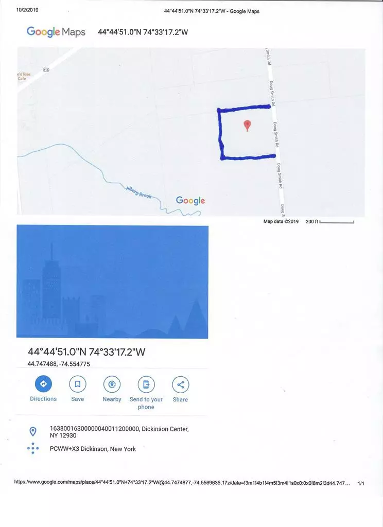 Dickinson, NY 12930,0 Doug Smith RD