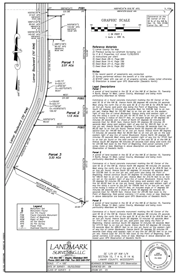 Hattiesburg, MS 39402,2.57+/- AC Lamar Blvd.