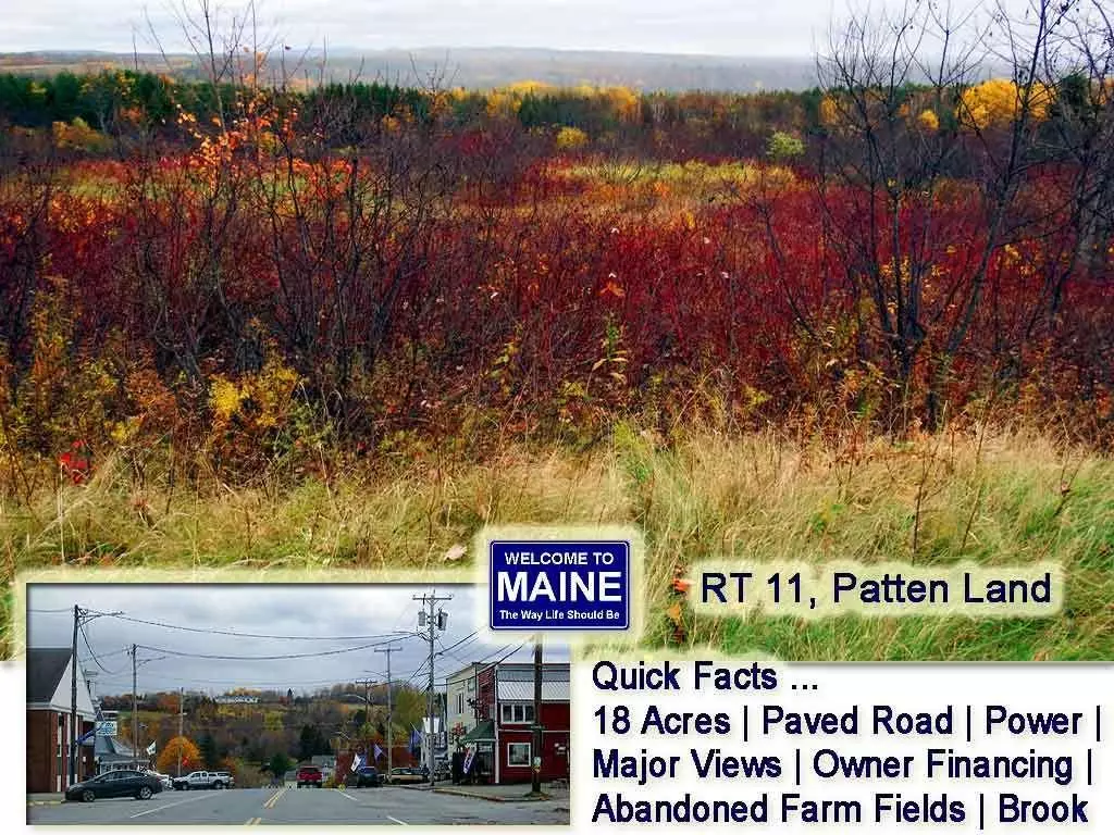 Patten, ME 04765,Lot 16 B RT 11 HWY