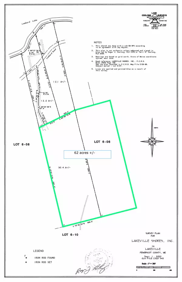 62 Acres Lombard Lake RD, Lakeville, ME 04487