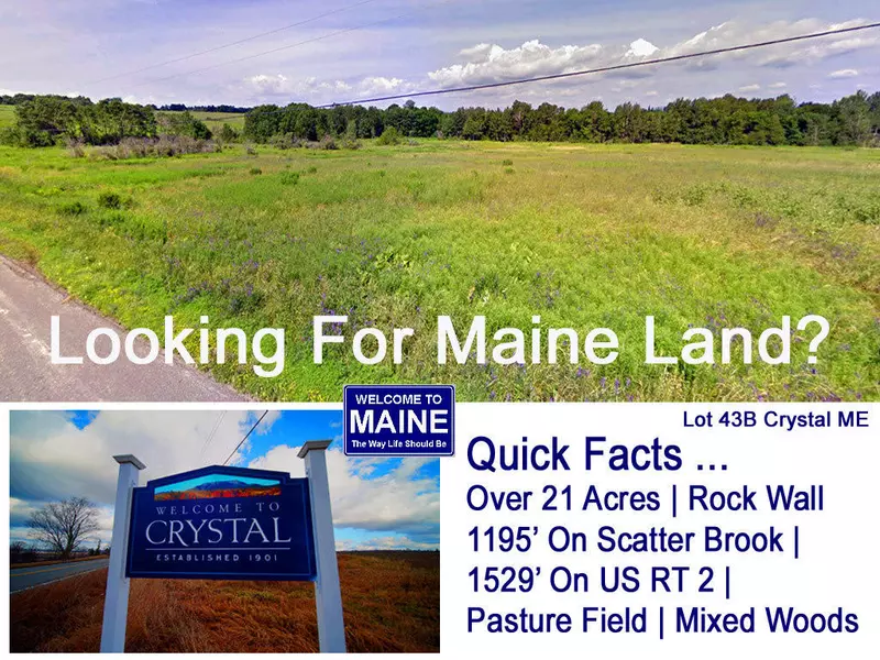 Lot 43B US RT 1 HWY, Crystal, ME 04747