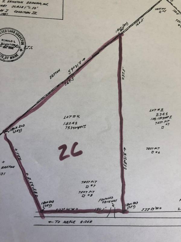 Lot 2C Carsley RD, Harrison, ME 04040