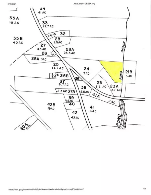 00 Map 4 Lot 28A, Alna, ME 04535