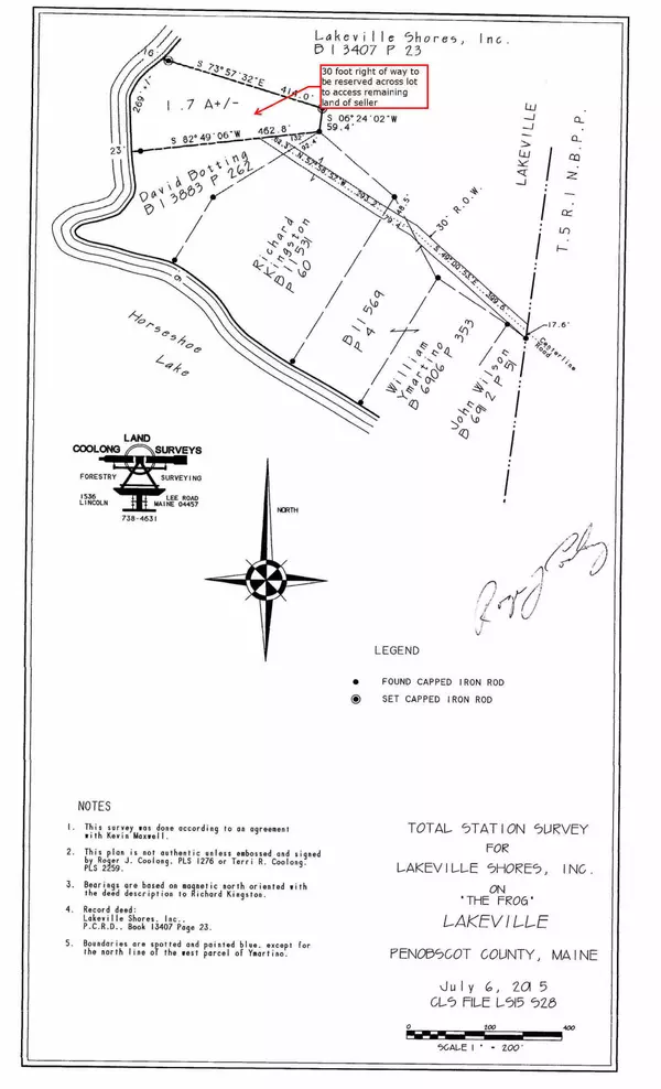 1.7 acres The Frog RD, Lakeville, ME 04487