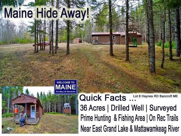 Lot 8 Haynes RD, Bancroft, ME 04497