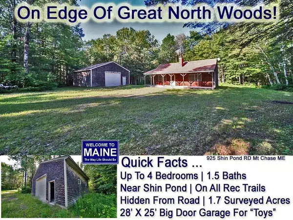 925 Shin Pond RD, Mount Chase, ME 04765