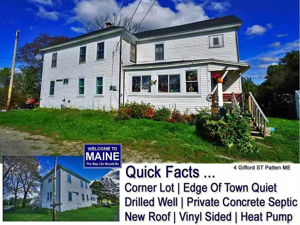 4 Gifford ST, Patten, ME 04765