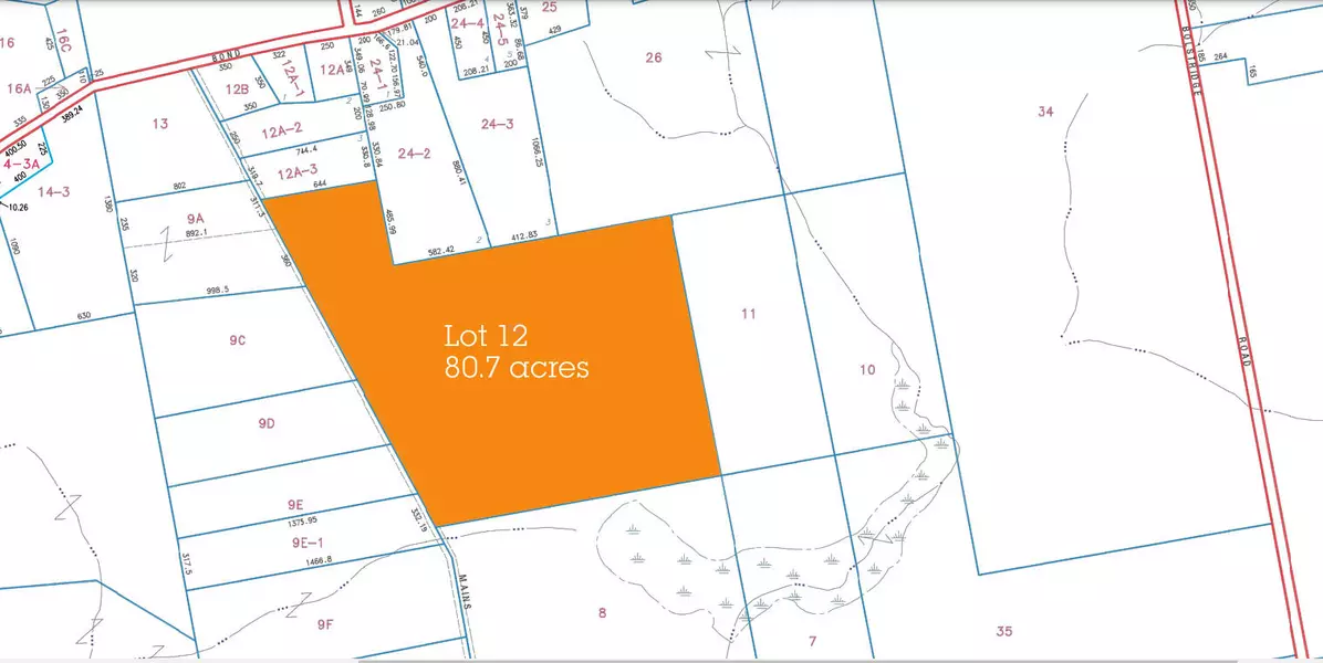 Lot 12 Mains RD, Corinna, ME 04928