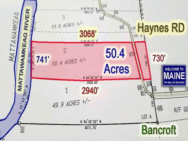 Lot 2 Haynes RD, Bancroft, ME 04497