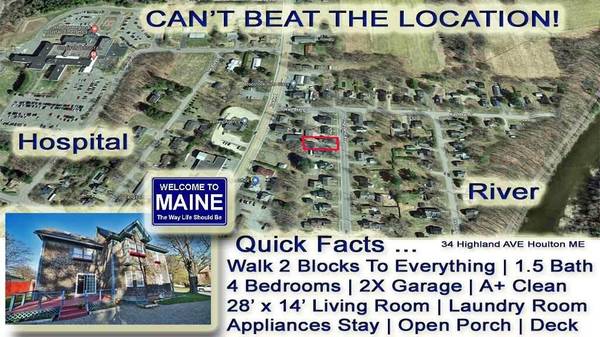 Houlton, ME 04730,34 Highland AVE