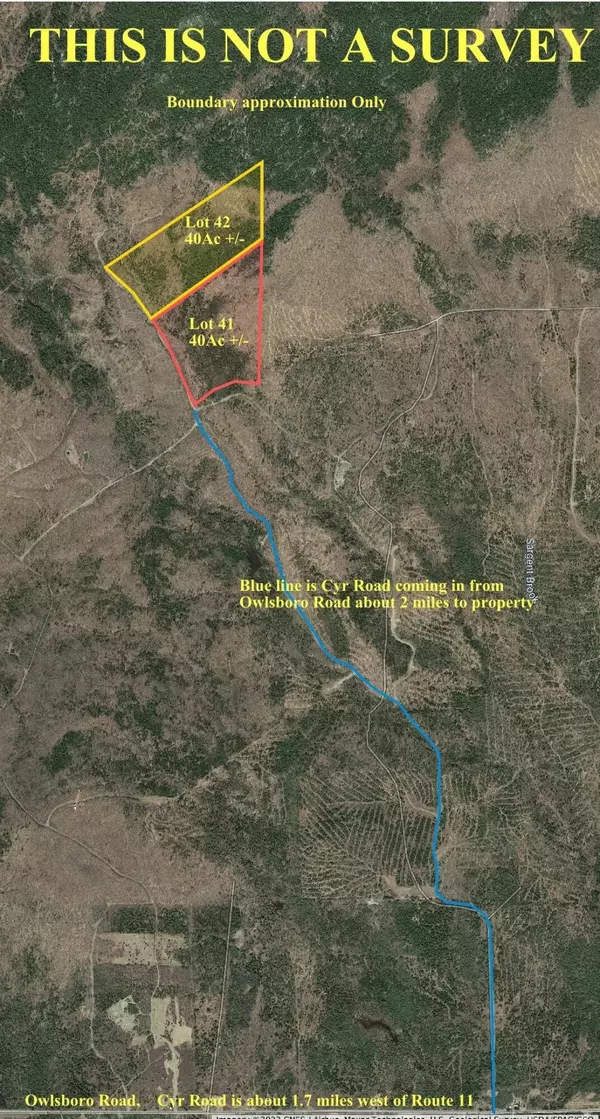 Mount Chase, ME 04765,Lot 41 Cyr RD