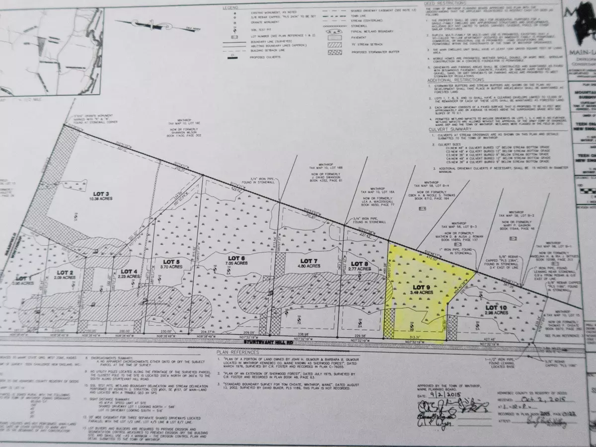 Winthrop, ME 04364,Lot #9 Sturtevant Hill RD