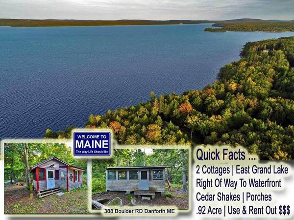 388 Boulder RD, Danforth, ME 04424