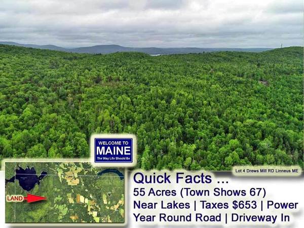 Lot 4 Drews Mill RD, Linneus, ME 04730