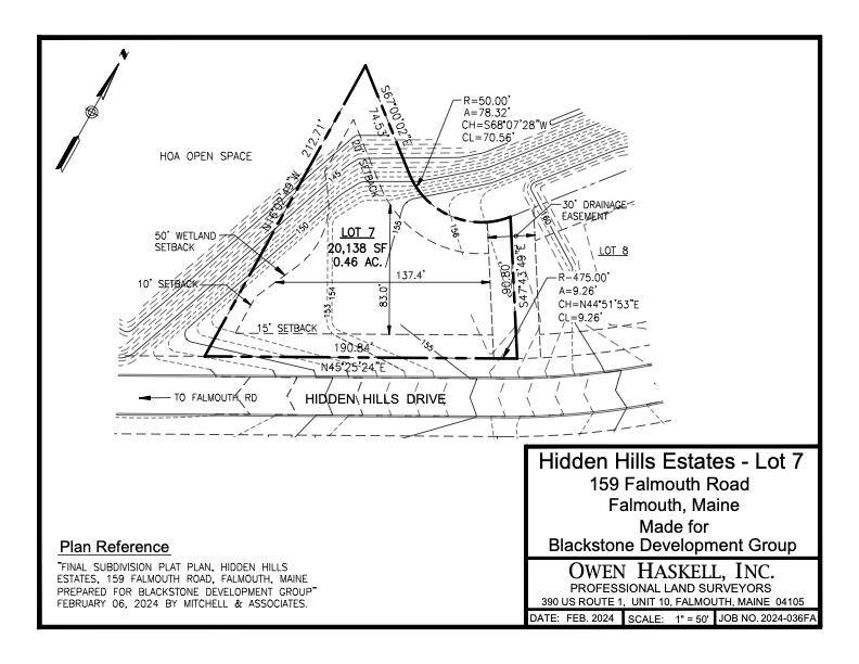 Falmouth, ME 04105,TBD Hidden Hills DR #Lot #7