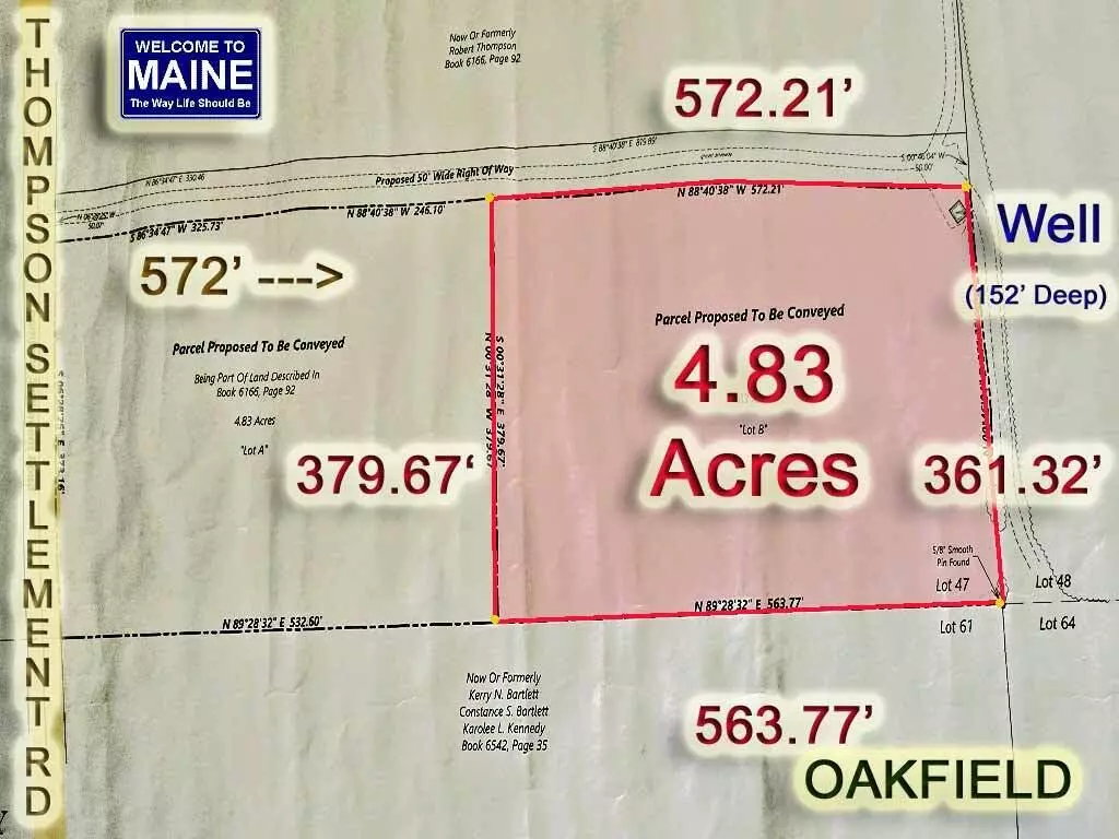 Oakfield, ME 04763,Lot B Off Thompson Settlement RD