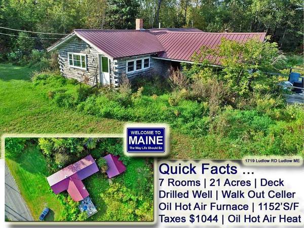 1719 Ludlow RD, Ludlow, ME 04730